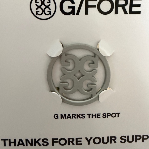 G/FORE Other - G/FORE Grey Metal Golf Ball Marker with Signature Emblem